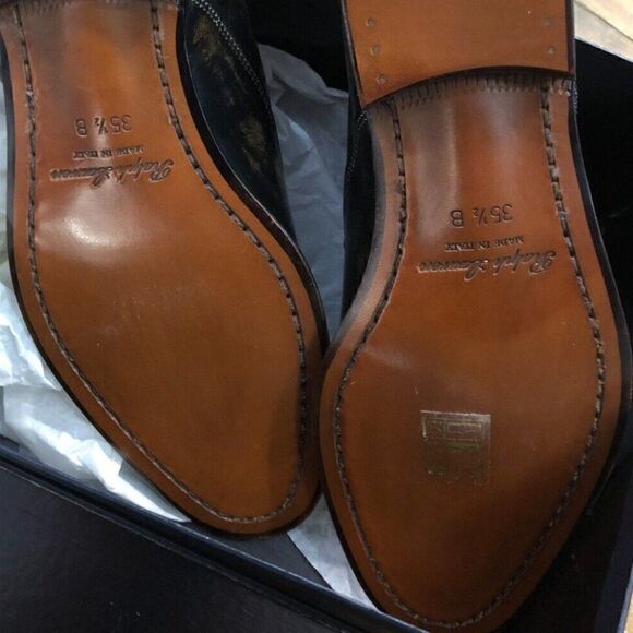 Ralph Lauren Runway Fall '18 Licia Italian Leather Crystal Gecko Oxfords - Picture 16 of 16